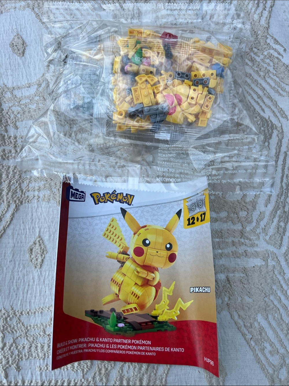 Pokemon Yellow Pikachu Building Toy Set